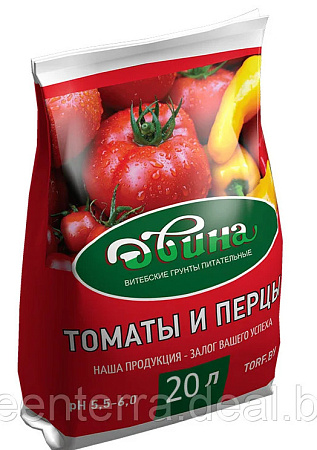 Грунт Двина для томатов и перцев, 20 л