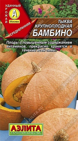 Тыква крупноплодная Бамбино, 1 г (АЭЛИТА)