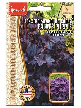 Гейхера Palace Purple мелкоцветковая многолетник, 10 шт (Ред.Сем)