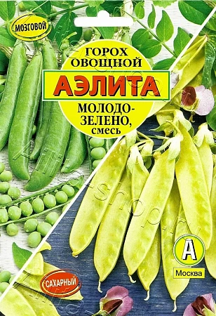 Горох Молодо-зелено, смесь 25 г (Аэлита)
