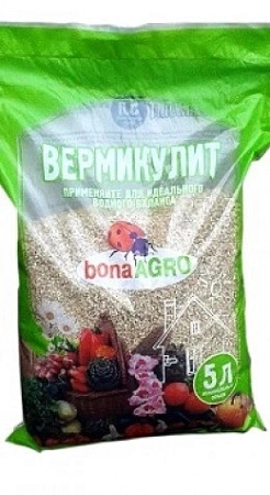Вермикулит вспученный BonaAGRO, 5 л