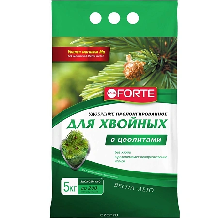 Удобрение Bona Forte для хвойных, 5 кг