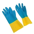 Перчатки Биколор М (синий + желтый) Komfi Перчатки Биколор М (синий + желтый) Komfi