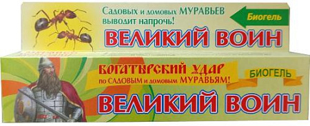 Биогель от муравьев Великий Воин, 30 г