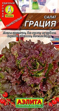 Салат Грация листовой, 0,5 г (Аэлита)