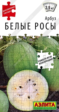 Арбуз Белые росы, 5 шт (АЭЛИТА) Арбуз Белые росы, 5 шт (АЭЛИТА)