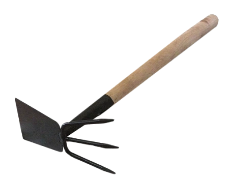 Рыхлитель комбинированный с деревянной ручкой