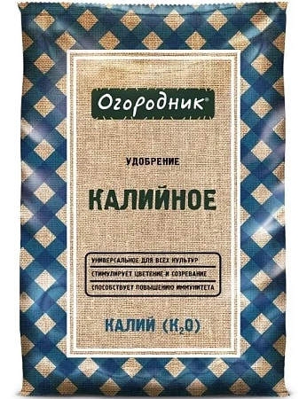 Удобрение сухое Огородник Калийное минеральное гранулированное, 0,7 кг