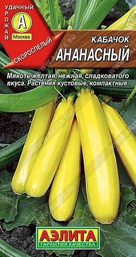 Кабачок цукини Ананасный 2 г (АЭЛИТА) Кабачок цукини Ананасный 2 г (АЭЛИТА)