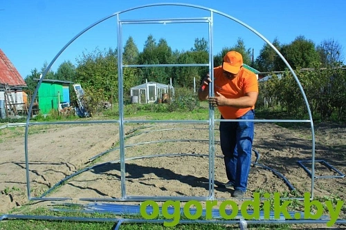 Теплица "ПЛЮС" 20x20, 6 м. - шаг 67 см (Агросфера) Теплица "ПЛЮС" 20x20, 6 м. - шаг 67 см (Агросфера)