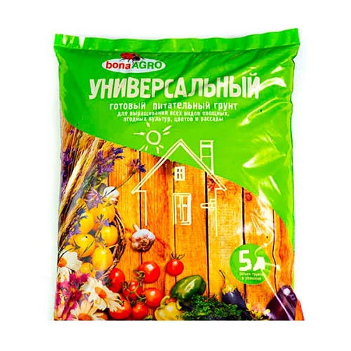 Грунт BonaAGRO универсальный, 5 л Грунт BonaAGRO универсальный, 5 л