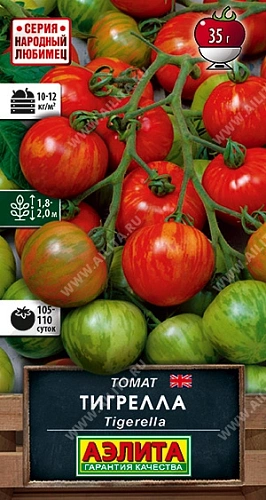 Томат Тигрелла, 20 шт (АЭЛИТА) Томат Тигрелла, 20 шт (АЭЛИТА)