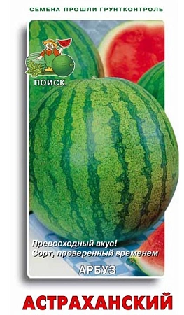 Арбуз Астраханский, 15 шт (ПОИСК)