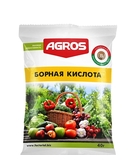 Борная кислота, 40 г (Факториал) Борная кислота, 40 г (Факториал)