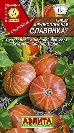 Тыква крупноплодная Славянка, 1 г (АЭЛИТА) Тыква крупноплодная Славянка, 1 г (АЭЛИТА)