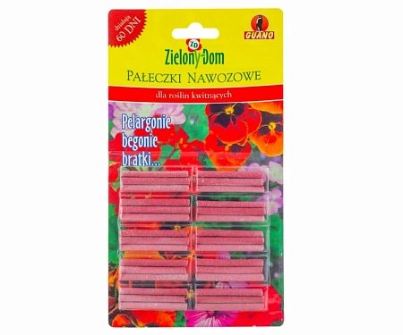Удобрение в палочках Zielony Dom для цветущих растений Удобрение в палочках Zielony Dom для цветущих растений