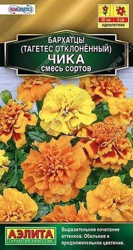 Бархатцы Чика отклоненные, смесь сортов Бархатцы Чика отклоненные, смесь сортов