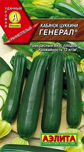 Кабачок цукини Генерал, 1 г (АЭЛИТА) Кабачок цукини Генерал, 1 г (АЭЛИТА)
