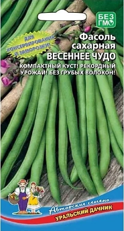 Фасоль Весеннее чудо сахарная, 10 шт (УД) Фасоль Весеннее чудо сахарная, 10 шт (УД)