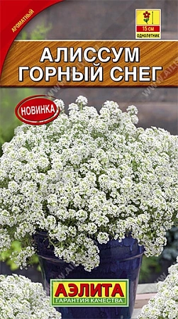 Алиссум Горный снег, 0,1 г (Аэлита)
