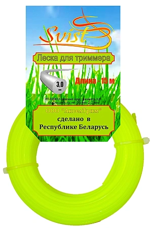 Леска для триммера 3,3*70 круг SVIST NEW
