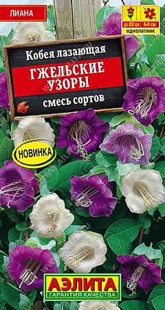 Кобея Гжельские узоры, смесь сортов 0,5 г (АЭЛИТА) Кобея Гжельские узоры, смесь сортов 0,5 г (АЭЛИТА)