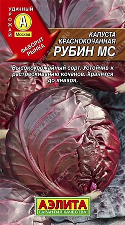 Капуста краснокочанная Рубин 0,3 г Капуста краснокочанная Рубин 0,3 г
