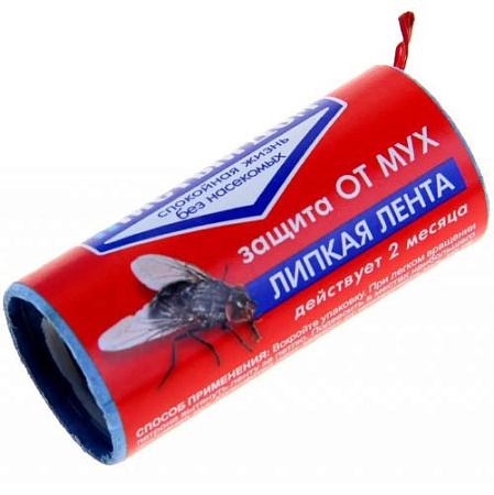 Липкая лента от мух Чистый дом с аттрактантом