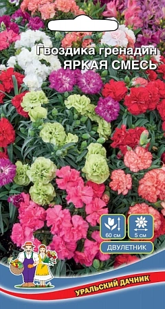 Гвоздика гренадин Яркая смесь, 0,2 г Гвоздика гренадин Яркая смесь, 0,2 г
