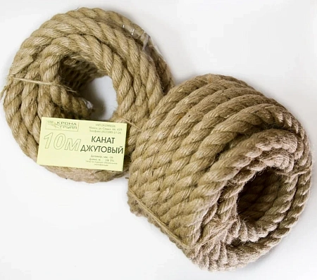 Канат джутовый D16 мм (10 м)