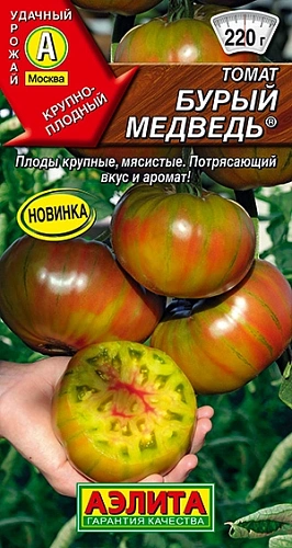 Томат Бурый медведь, 20 шт (Аэлита) Томат Бурый медведь, 20 шт (Аэлита)