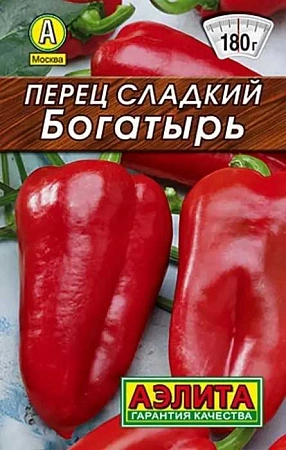 Перец сладкий Богатырь, 20 шт (Аэлита)