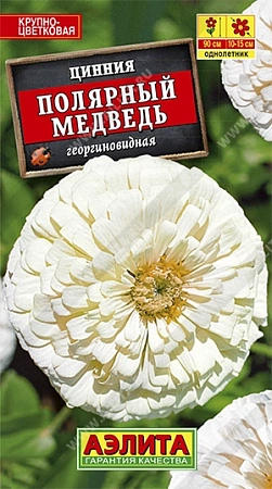 Цинния Полярный медведь 0,2 г (АЭЛИТА) Цинния Полярный медведь 0,2 г (АЭЛИТА)