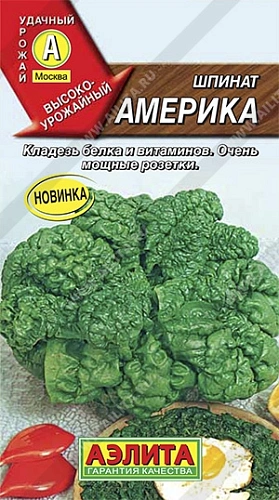 Шпинат Америка, 3 г (Аэлита) Шпинат Америка, 3 г (Аэлита)