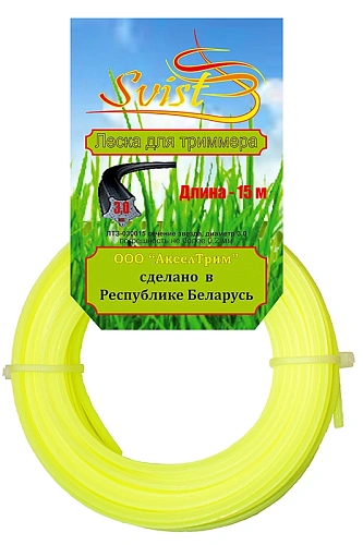 Леска для триммера 3,3*70 звезда SVIST NEW Леска для триммера 3,3*70 звезда SVIST NEW