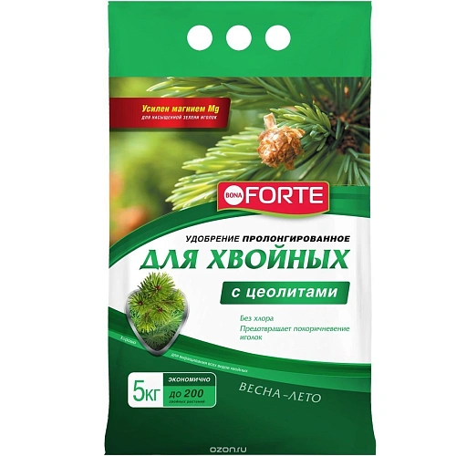 Удобрение Bona Forte для хвойных, 5 кг Удобрение Bona Forte для хвойных, 5 кг
